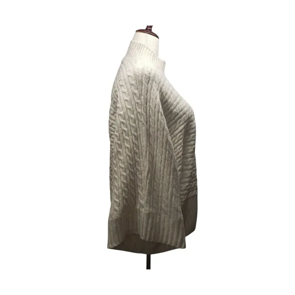 Marc New York 3X Oatmeal Cable Knit Sweater NWT Cozycore Soft Neutral Hygge